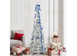 Maison Exclusive - Albero Di Natale Artificiale Con 200 Led Bianchi 210 Cm Pvc