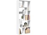 Maison Exclusive - Libreria Divisorio Bianca 67X25X161,5 Cm Materiale Ligneo