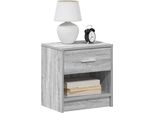 Maison Exclusive - Comodini 2 Pz. Con Cassetto Grigio Sonoma 39X28X41 Cm