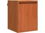 Vidaxl Armadio A Muro Marrone Cera 30 X 30 X 40 Cm Legno Di Pino Massiccio