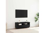Maison Exclusive - Mobile Tv Effetto Rovere Nero 100 X 35 X 40 Cm Materiale Ligneo