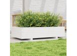 Maison Exclusive - Fioriera Bianca 110X60X26,5 Cm In Legno Massello Di Pino