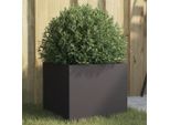 Maison Exclusive - Vaso Da Fiori Nero 32X30X29 Cm In Acciaio