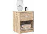 Maison Exclusive - Comodini 2 Pz. Con Cassetto Rovere Sonoma 40X34X50 Cm