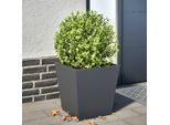 Maison Exclusive - Vaso Per Piante Antracite 40X40X40 In Acciaio
