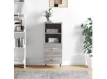 Maison Exclusive - Credenza Grigio Sonoma 34,5X34X90 Cm Materiale Ligneo
