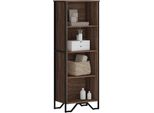 Maison Exclusive - Libreria Effetto Rovere Marrone 50X31X137,5 Cm Materiale Ligneo