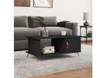 Syfax™ Tavolino Da Salotto Nero 90X50X40 Cm In Legno Multistrato