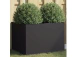 Maison Exclusive - Vaso Da Fiori Nero 62X47X46 Cm In Acciaio