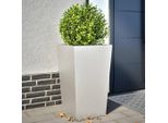 Maison Exclusive - 2 Vasi Da Fiori 45X45X75 Cm In Acciaio Inox
