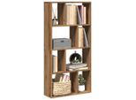 Maison Exclusive - Libreria In Rovere Artigianale 60X20X120,5 Cm Materiale Ligneo