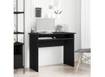 Maison Exclusive - Scrivania Effetto Rovere Nero 90X50X74 Cm Materiale Ligneo