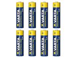 8X R-06 LR6 Aa 1,5V Batteria Alcalina Varta Industrial 4006