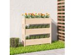 Maison Exclusive - Fioriera 112X25X104,5 Cm In Legno Massello Di Pino