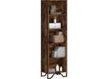 Maison Exclusive - Libreria In Rovere Affumicato 50X31X169 Cm Materiale Ligneo