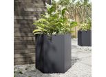 Maison Exclusive - Vaso Da Fiori Antracite Esagonale 46X40X45 In Acciaio