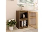 Maison Exclusive - Libreria Marrone Miele 40X30X71,5 Cm Legno Massello Di Pino