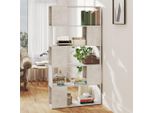 Maison Exclusive - Libreria Divisorio Grigio Cemento 80X24X155 Cm Materiale Ligneo