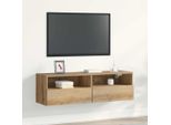 Maison Exclusive - Mobile Tv In Rovere Artisan 100 X 30 X 30 Cm Materiale Ligneo