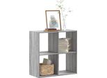 Maison Exclusive - Libreria Grigio Sonoma 68,5X32X68,5 Cm Materiale Ligneo