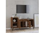 Maison Exclusive - Mobile Tv Effetto Rovere Marrone 100X35X55 Cm Materiale Ligneo