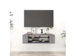 Maison Exclusive - Mobile Tv Grigio Sonoma 100X30X26,5 Cm Materiale Ligneo