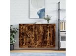 Maison Exclusive - Armadi A Muro 2 Pezzi. Legno Di Rovere Affumicato