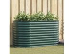 Maison Exclusive - Aiuola Rialzata Verde 160 X 80 X 81 Cm In Acciaio