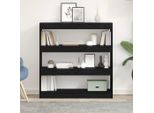 Maison Exclusive - Libreria Effetto Rovere Nero 100 X 30 X 103 Cm