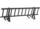 Vidaxl Pala Da Neve Per Tetto Nero 100 X 29,5 X 34,5 Cm Acciaio