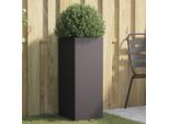 Maison Exclusive - Vaso Da Fiori Nero 32X29X75 Cm In Acciaio