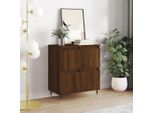 Maison Exclusive - Credenza Effetto Rovere Marrone 60X35X70 Cm Materiale Ligneo