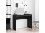 Maison Exclusive - Scrivania Rovere Nero 90 X 40 X 72 Cm Materiale Ligneo