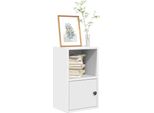 Syfax™ Libreria Bianca 31X24X52 Cm In Legno Multistrato