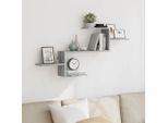 Maison Exclusive - Mensola Da Parete Grigio Sonoma 104X15X49 Cm Materiale Ligneo