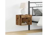 Maison Exclusive - Mobile Tv Con Led Legno Antico 40 X 30 X 30 Cm Materiale Ligneo