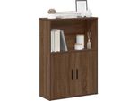 Maison Exclusive - Libreria Effetto Rovere Marrone 60X24X85 Cm Materiale Ligneo