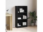 Maison Exclusive - Libreria Effetto Rovere Nero 60X24X109 Cm Materiale Ligneo