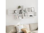 Maison Exclusive - Mensola Da Parete Bianca 167,5X18X68 Cm Materiale Ligneo