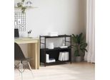 Maison Exclusive - Scaffale Effetto Rovere Nero 80 X 30 X 78,5 Cm Materiale Legnoso