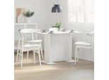 Maison Exclusive - Tavolo Da Pranzo Bianco 110 X 60 X 75 Cm Materiale Ligneo