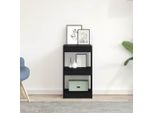 Maison Exclusive - Libreria Effetto Rovere Nero 40 X 30 X 71,5 Cm