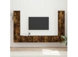 Maison Exclusive - Set Di Mobili Tv 8 Pezzi In Legno Di Rovere Affumicato