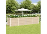 Maison Exclusive - Vaso Da Fiori Avorio 240 X 80 X 75 Cm Acciaio