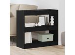 Maison Exclusive - Libreria 2 Pezzi Effetto Rovere Nero 80 X 30 X 72 Cm