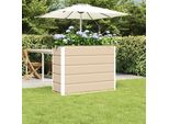Maison Exclusive - Vaso Da Fiori Avorio 100 X 40 X 75 Cm Acciaio