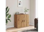 Maison Exclusive - Credenza In Rovere Artigianale 80X33X70 Cm Materiale Ligneo