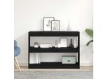 Maison Exclusive - Libreria Effetto Rovere Nero 100 X 30 X 72 Cm Materiale Ligneo