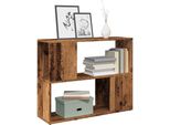 Maison Exclusive - Libreria/Divisorio Effetto Legno Antico 80X24X63 Cm