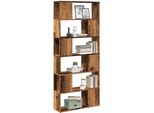 Maison Exclusive - Libreria/Divisorio Effetto Legno Antico 80X24X186 Cm